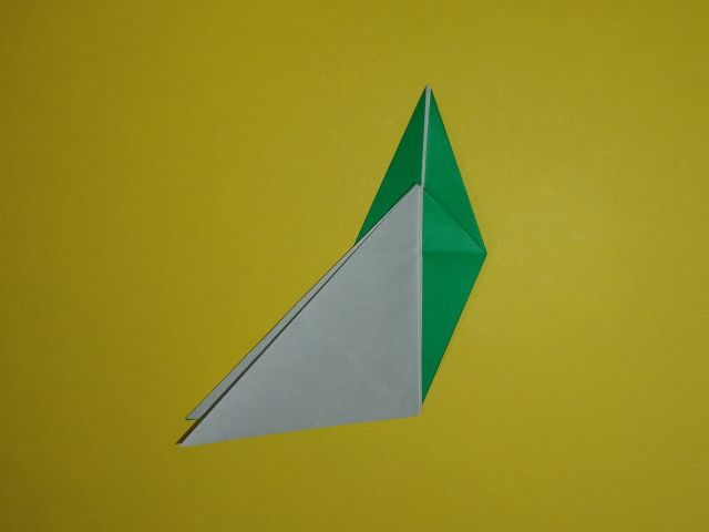 クジャクの折り方11